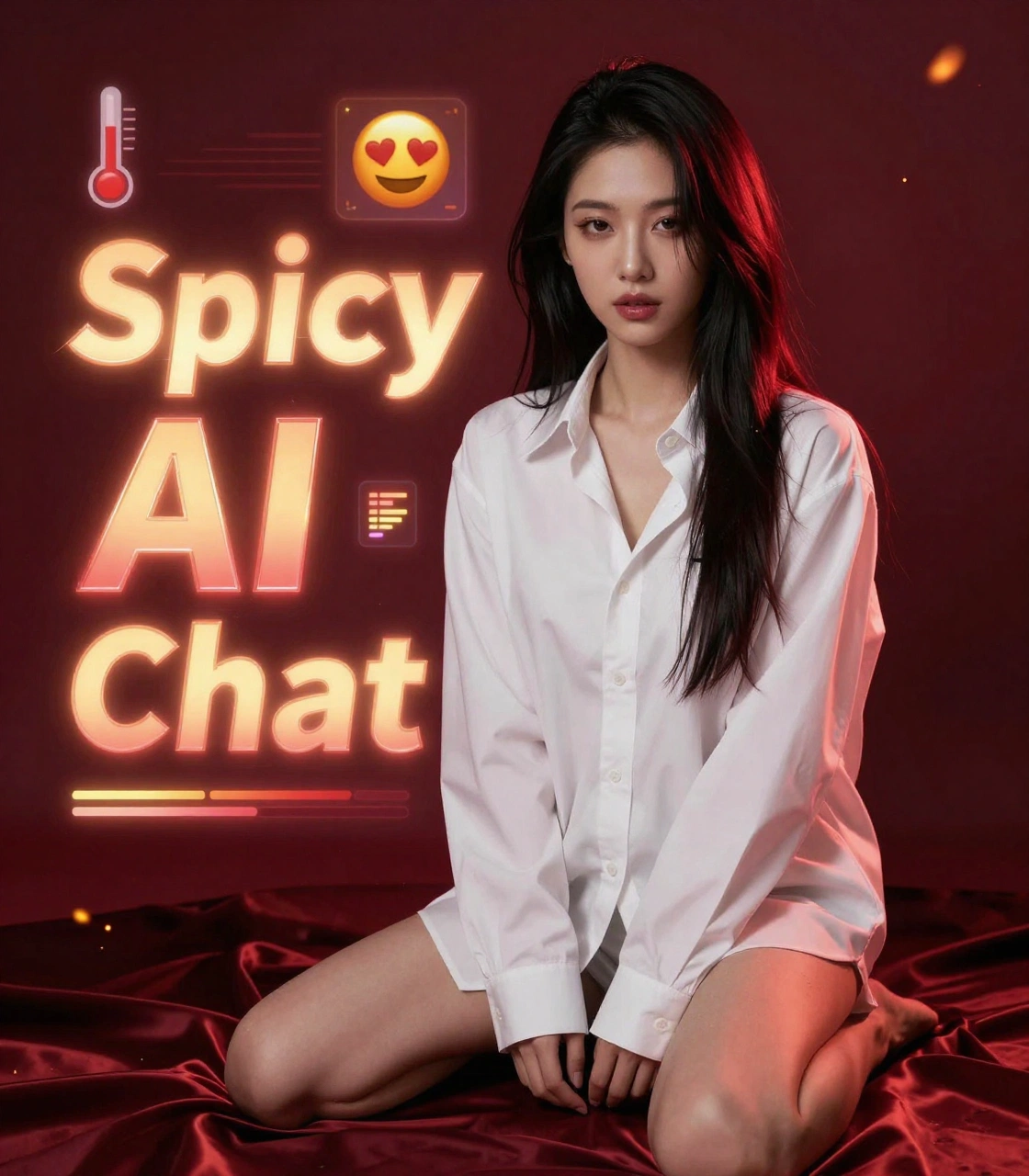 Spicy AI chat conversation with a SpicyChat AI companion